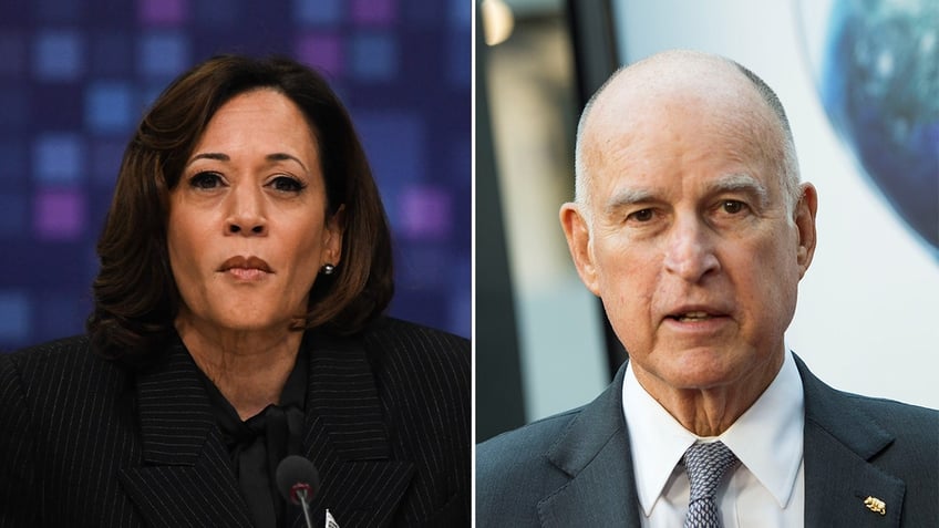 ex california gov jerry brown snubs kamala harris when asked opinion of her do not have a thought on that