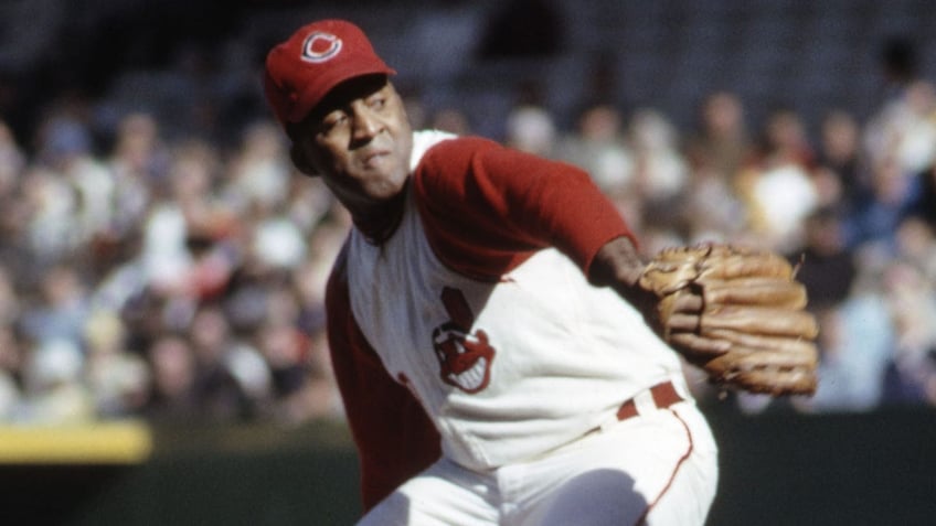 Luis Tiant plays for Indians