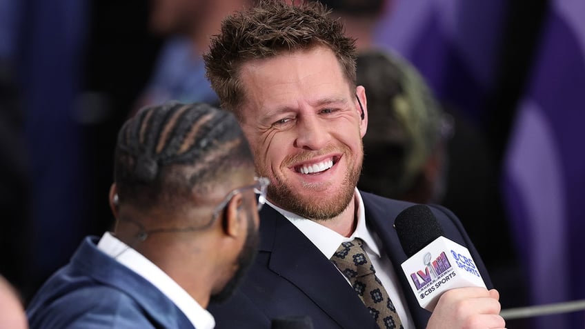 JJ Watt laughs