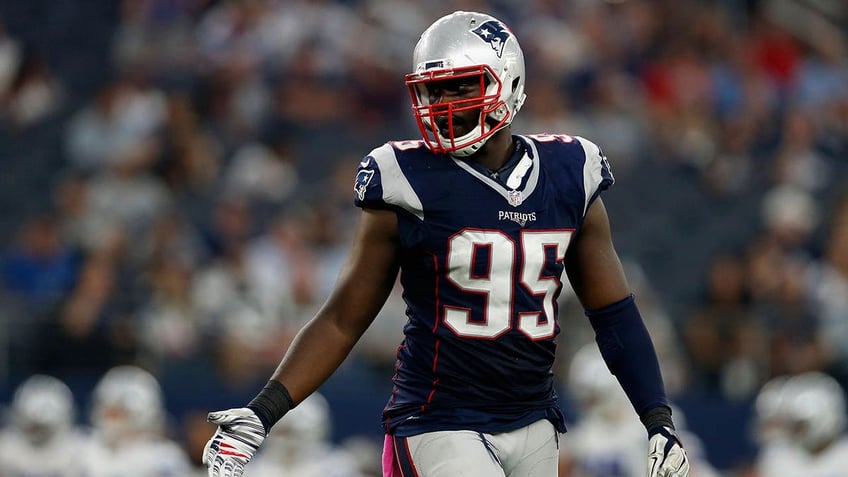 Chandler Jones with Pats