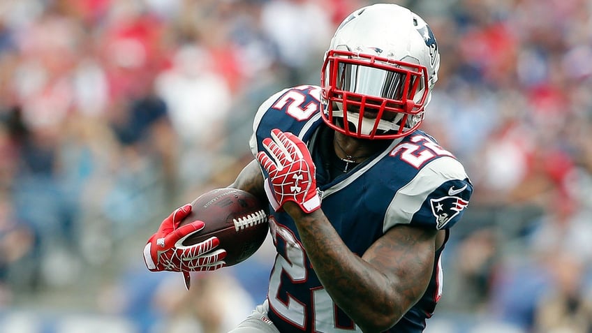 Stevan Ridley runs