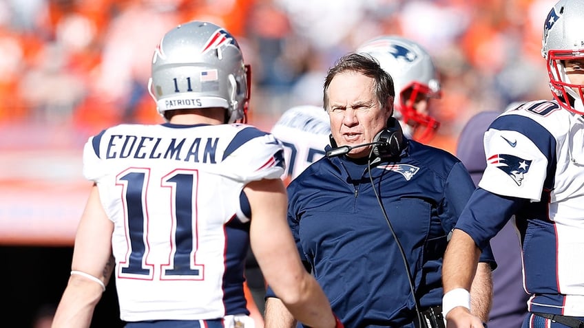 Julian Edelman and Bill Belichick