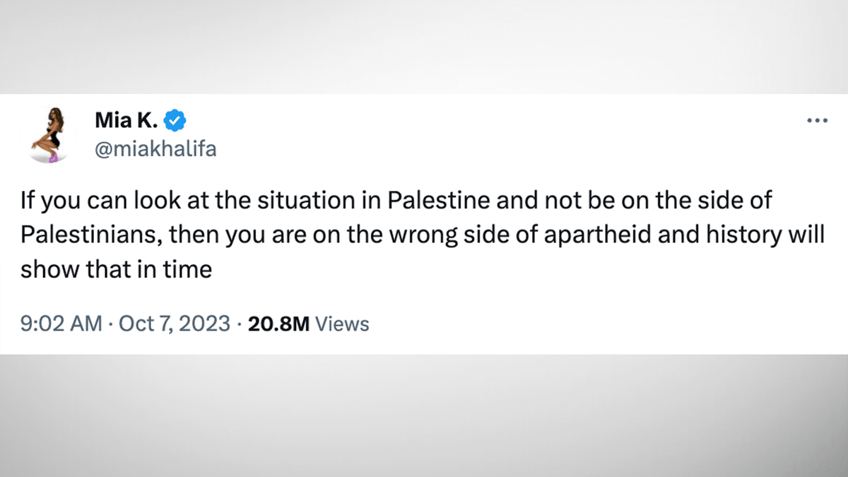 ex porn star mia khalifa expresses support for palestinians refers to terrorists as freedom fighters