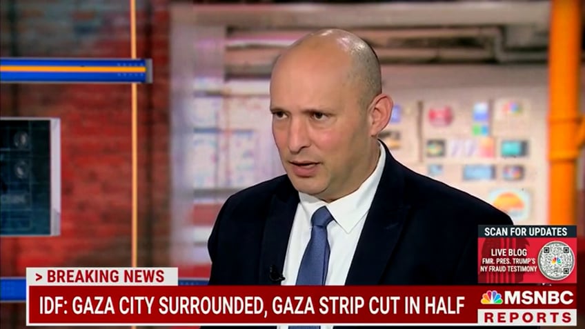 ex prime minister of israel shuts down msnbc host on history of gaza they got everything they wanted