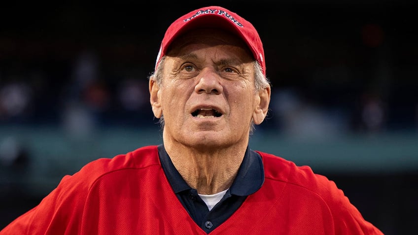 Larry Lucchino at Fenway Park