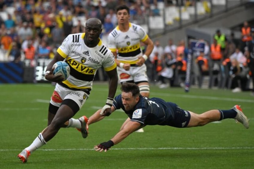 Raymond Rhule scores an early try as La Rochelle beat Leinster in the 2022 Champions Cup f