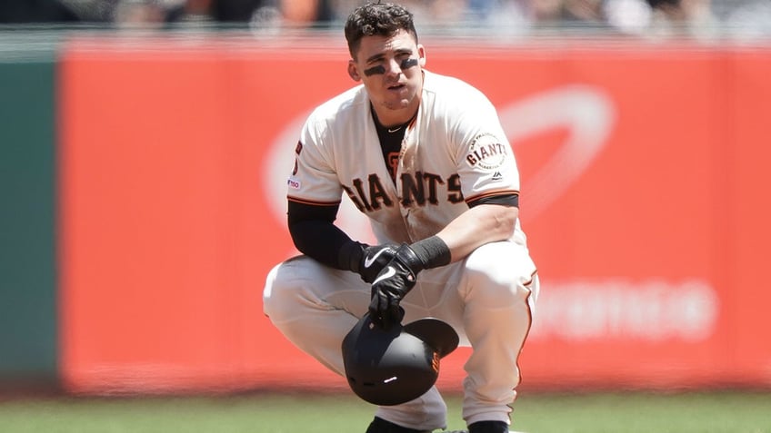 Tyler Austin with the Giants