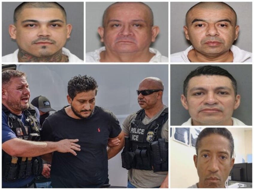 A sampling of criminal aliens arrested in June by ICE ERO in Houston (U.S. Immigration and