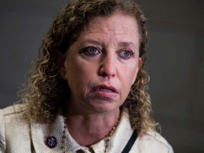 Rep. Debbie Wasserman Schultz, D-Fla., is seen in the Capitol Visitor Center after a meeting of the House Democratic Caucus on Tuesday, June 29, 2021. (Photo By Tom Williams/CQ-Roll Call, Inc via Getty Images)