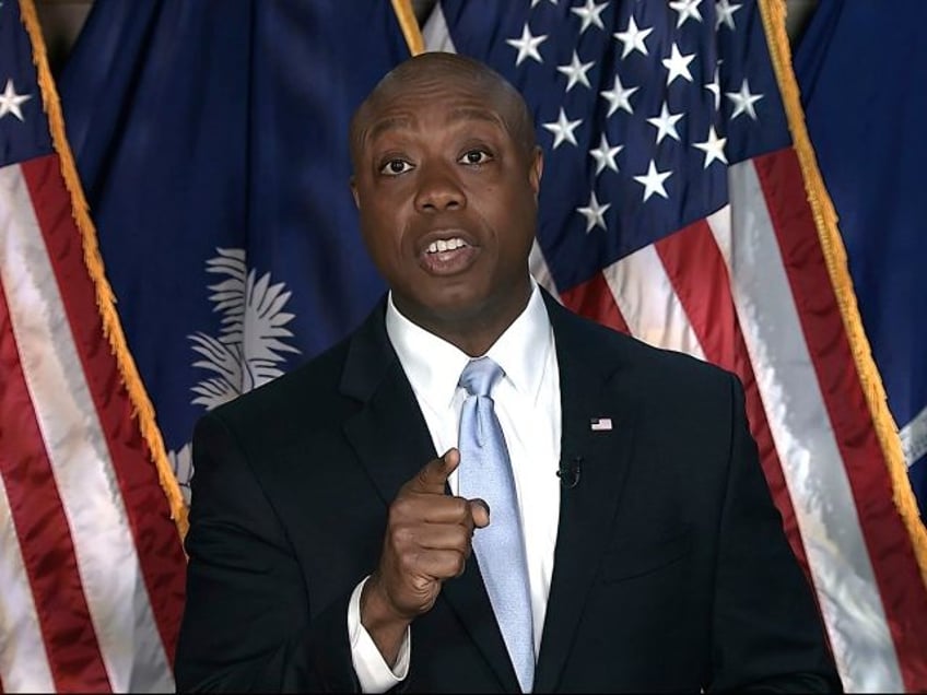 exclusive blood in the water sen tim scott says bidens weak foreign policy inviting aggression