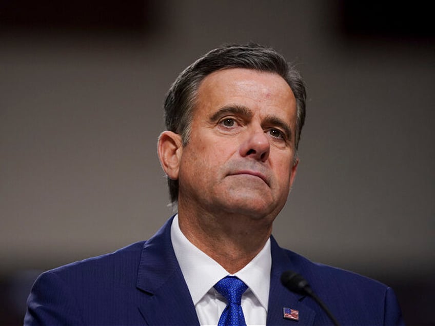 John Ratcliffe, former Republican Representative from Texas and US President-elect Donald