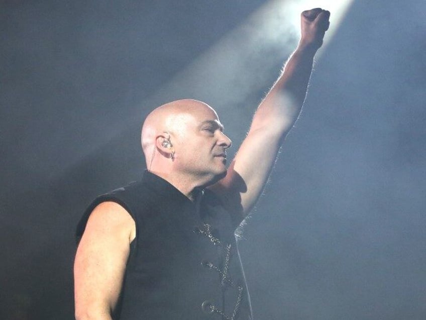 David Draiman of Disturbed performs at Scotiabank Arena on May 01, 2023 in Toronto, Ontari