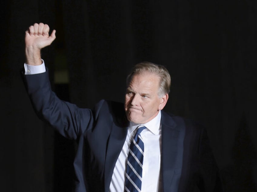 Republican Senate Candidate for Michigan U.S. Rep. Mike Rogers (R-MI) speaks at a campaign