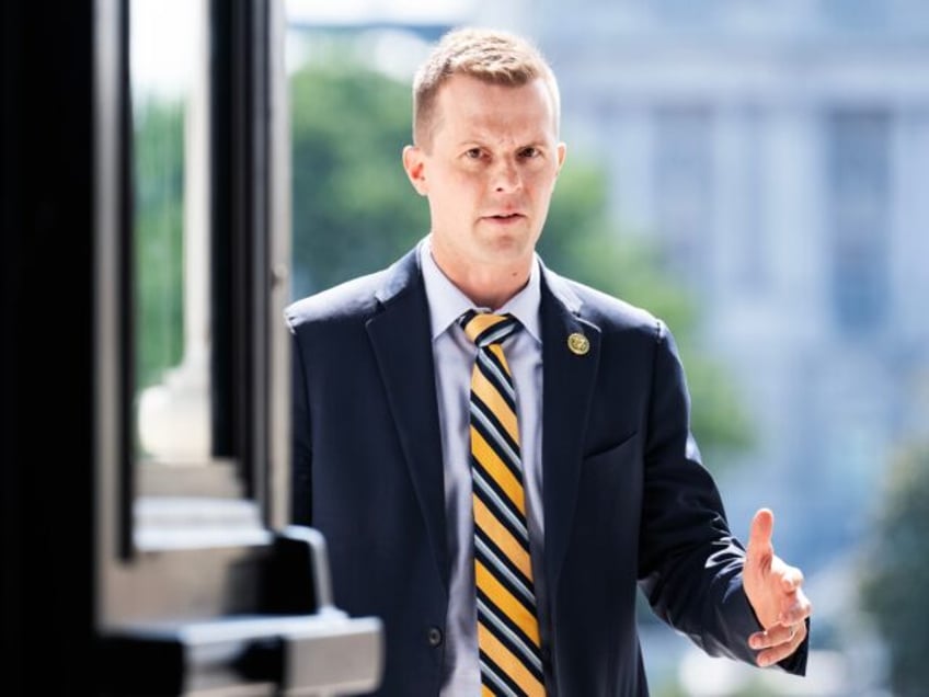 UNITED STATES - JUNE 15: Rep. Jared Golden, D-Maine, arrives to the U.S. Capitol for the l