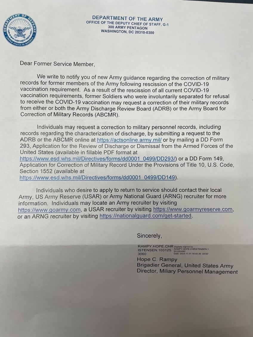 exclusive green beret veteran john frankman the armys letter to soldiers discharged for refusing the covid vaccine wont make things right but heres what will