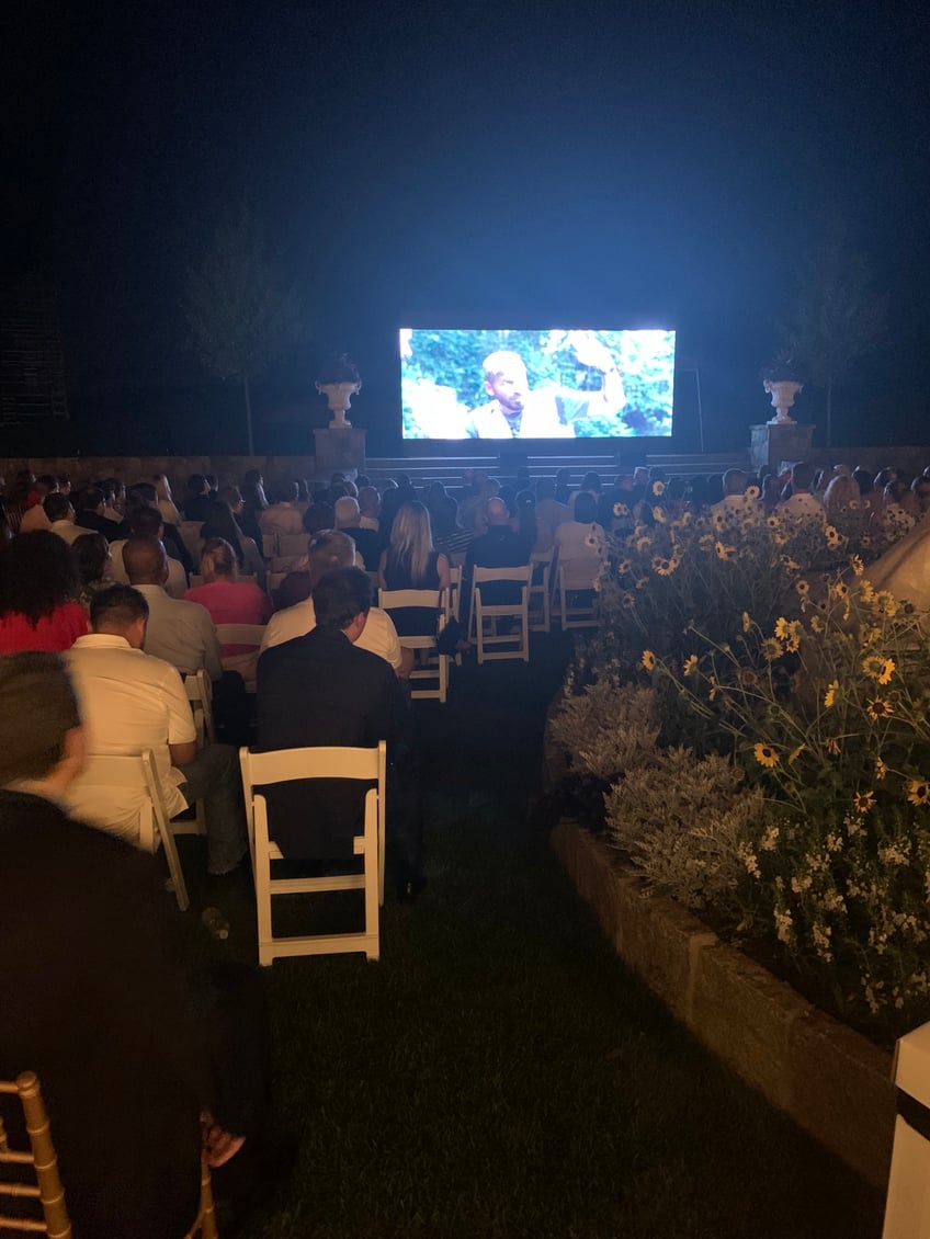 exclusive inside trumps sound of freedom screening with jim caviezel and tim ballard a great movie and incredible inspiration