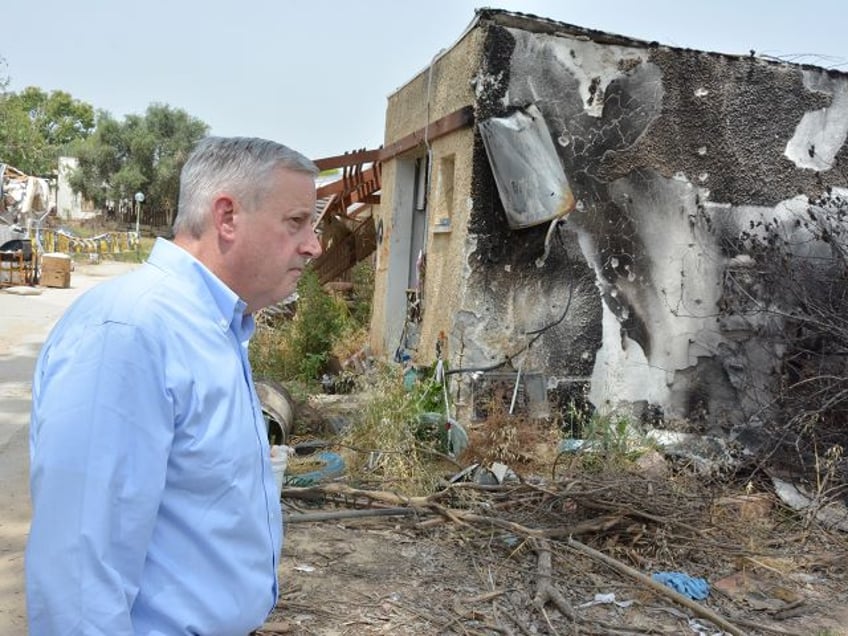 Michael Whatley, chairman of the Republican National Committee at Kibbutz Kfar Aza