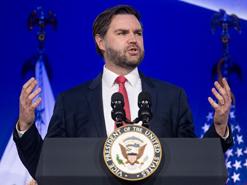 US Vice President JD Vance speaks at the American Dynamism Summit on supporting US industr