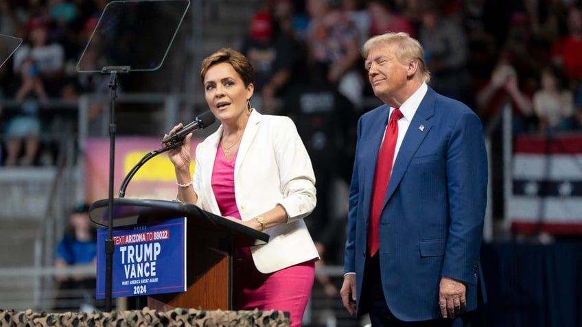 Kari Lake and Donald Trump
