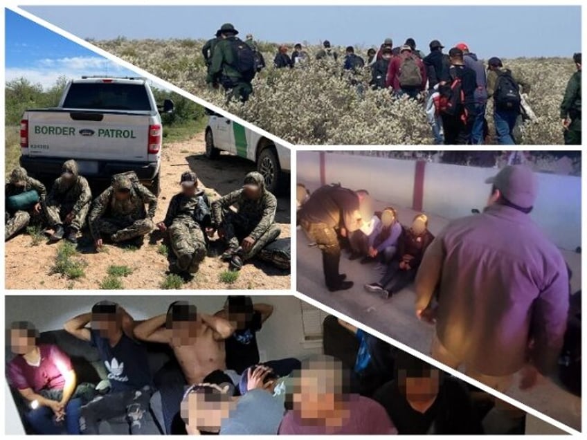 Migrant Apprehensions Along Southwest Border in April 2024. (U.S. Border Patrol)