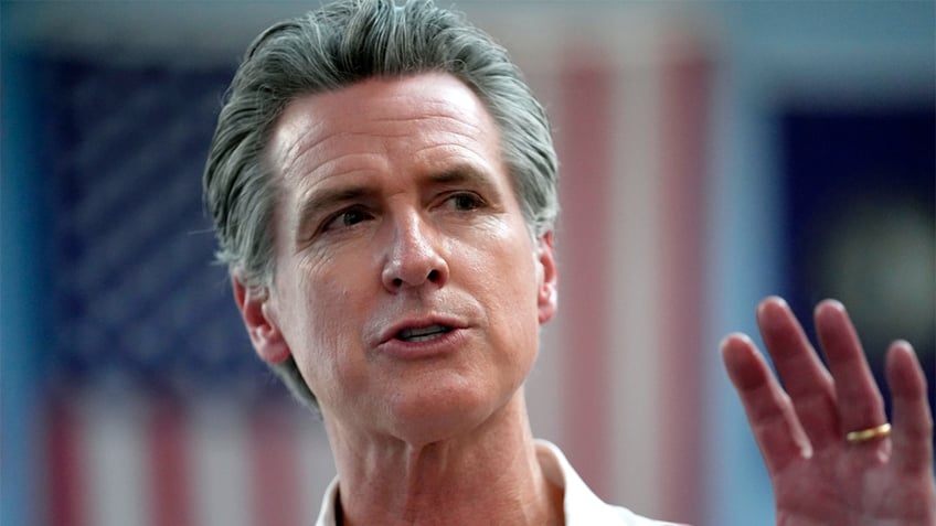 newsom closeup shot