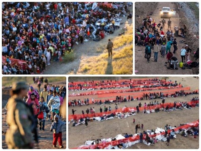 Migrants Detained in Eagle Pass as Christmas Approaches. (Photos: Getty Images)