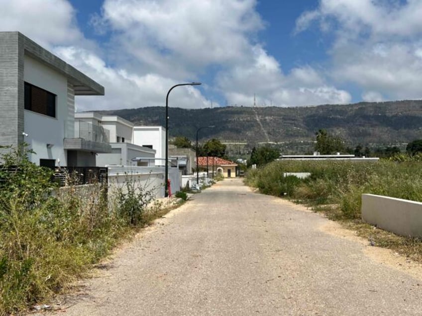 The abandoned town of Shlomi, Israel, near the Lebanese border, evacuated since October du