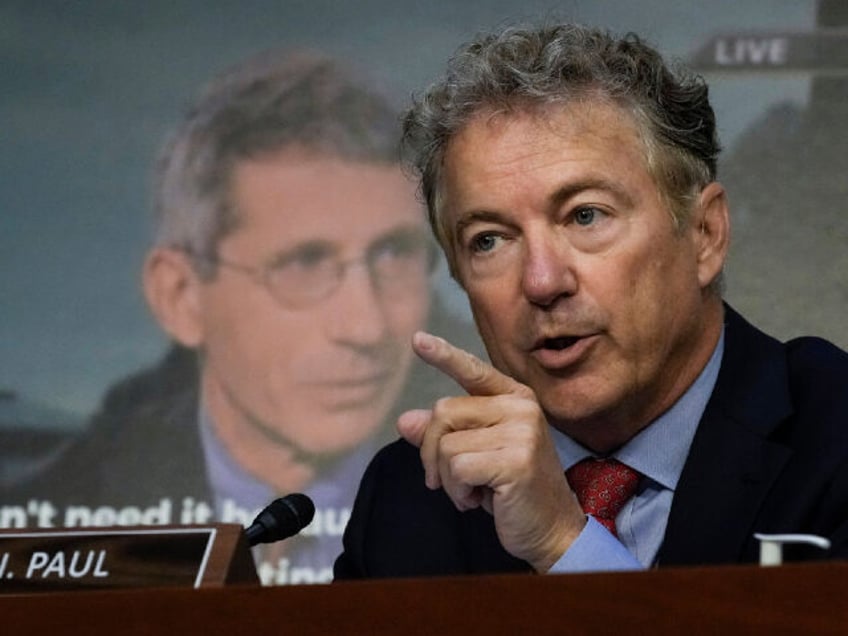 exclusive rand paul we have referred fauci to doj for prosecution for lying to congress