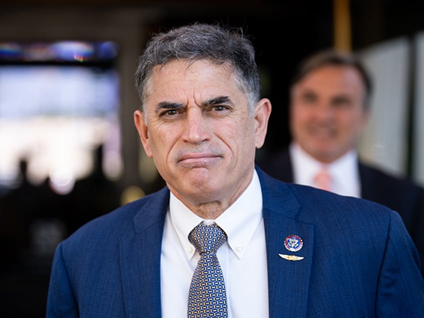 Rep. Andrew Clyde, R-Ga., leaves the Capitol Hill Club in Washington on Wednesday, July 20, 2022. (Bill Clark/CQ-Roll Call, Inc via Getty Images)