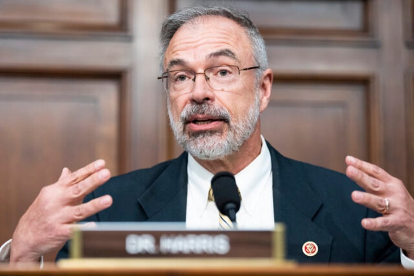 UNITED STATES - MAY 11: Rep. Andy Harris, R-Md., speaks during the House Appropriations Subcommittee on Labor, Health and Human Services, Education, and Related Agencies hearing titled FY2023 Budget Request for the National Institutes of Health, in Rayburn Building on Wednesday, May 11, 2022. (Tom Williams/CQ-Roll Call, Inc via Getty …