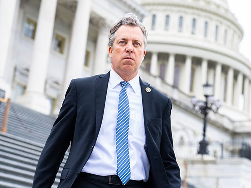 Rep. Andy Ogles, R-Tenn., is seen outside the U.S. Capitol during House votes on Friday, A