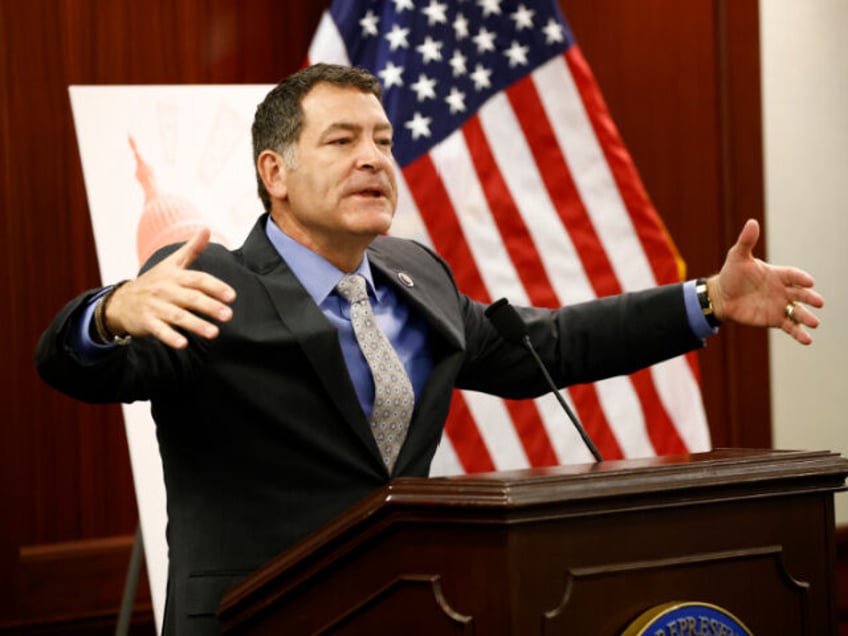 WASHINGTON, DC - APRIL 27: U.S. Representative Mark Green speaks on stage during Grammys On The Hill: Advocacy Day on April 27, 2023 in Washington, DC. (Photo by Paul Morigi/Getty Images for The Recording Academy)