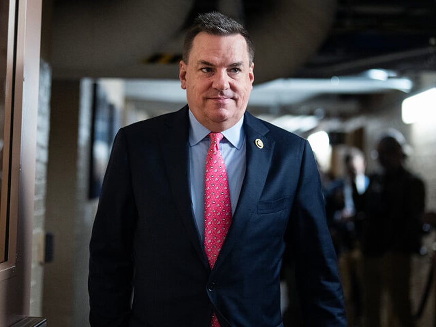 UNITED STATES - FEBRUARY 14: Rep. Richard Hudson, R-N.C., arrives to a meeting of the Hous