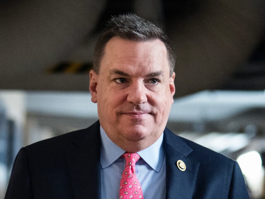 Rep. Richard Hudson, R-N.C., arrives to a meeting of the House Republican Conference in th