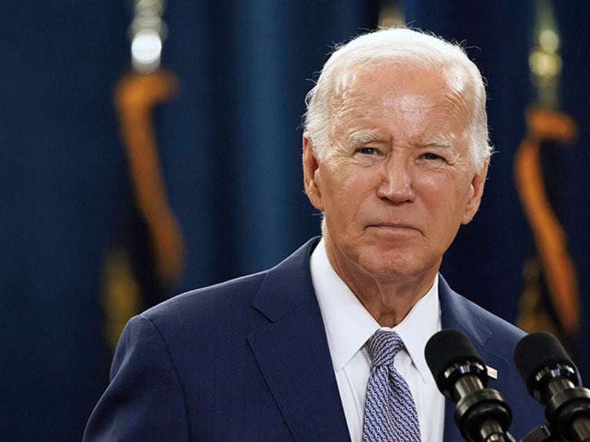 President Joe Biden speaks at an event at Abbots Creek Community Center in Raleigh, N.C., Thursday, Jan. 18, 2024. Biden is visiting North Carolina to highlight $82 million in new spending to connect 16,000 households and businesses to high-speed internet. (AP Photo/Ben McKeown)