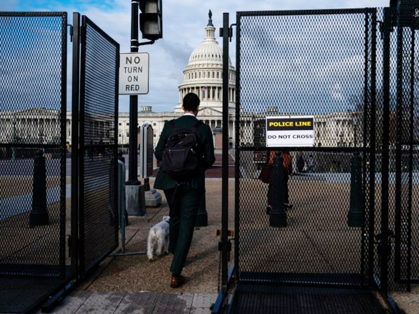 exclusive republicans rip biden for erecting fence around capitol while border is wide open