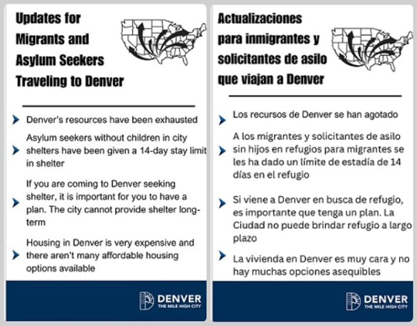 exclusive sanctuary city asks texas border towns to divert migrants away from denver