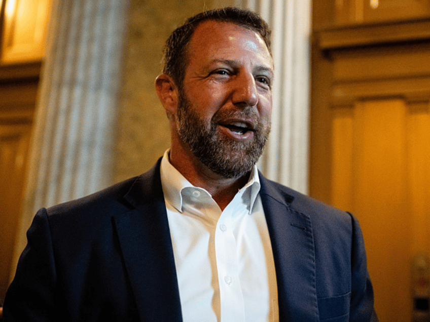 Senator Markwayne Mullin, a Republican from Oklahoma, at the US Capitol in Washington, DC,