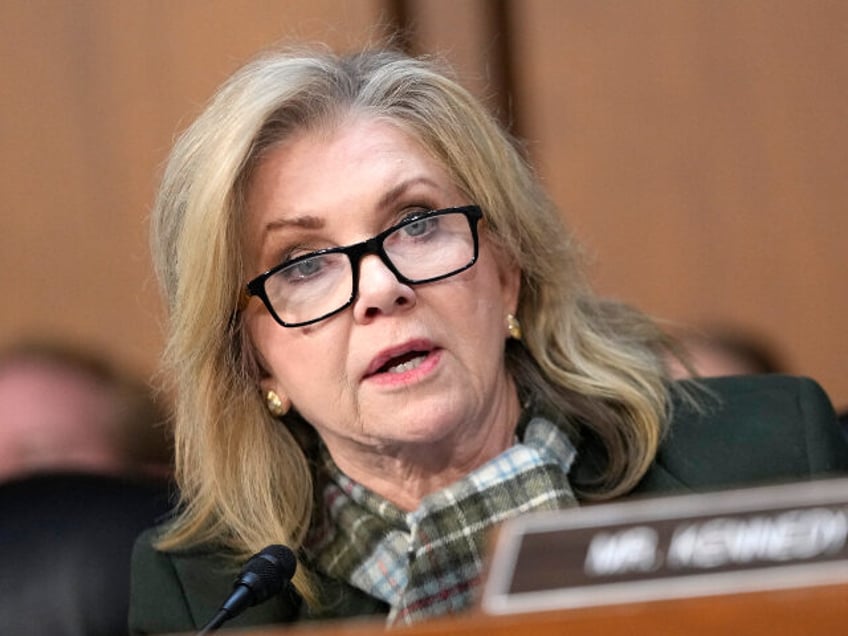 Sen. Marsha Blackburn (R-TN) questions Kash Patel, President Donald Trump's choice to