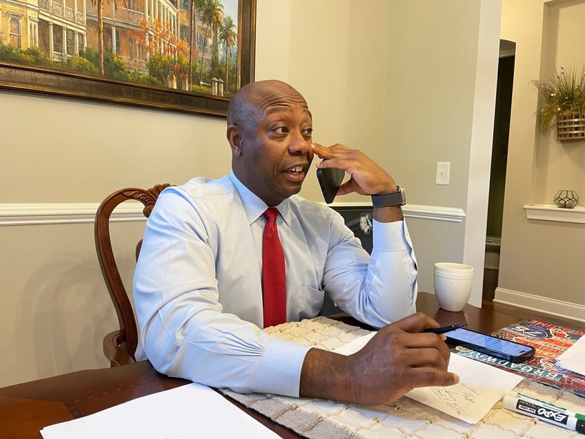 exclusive sen tim scott unbelievable the doj protects biden while targeting his opponents