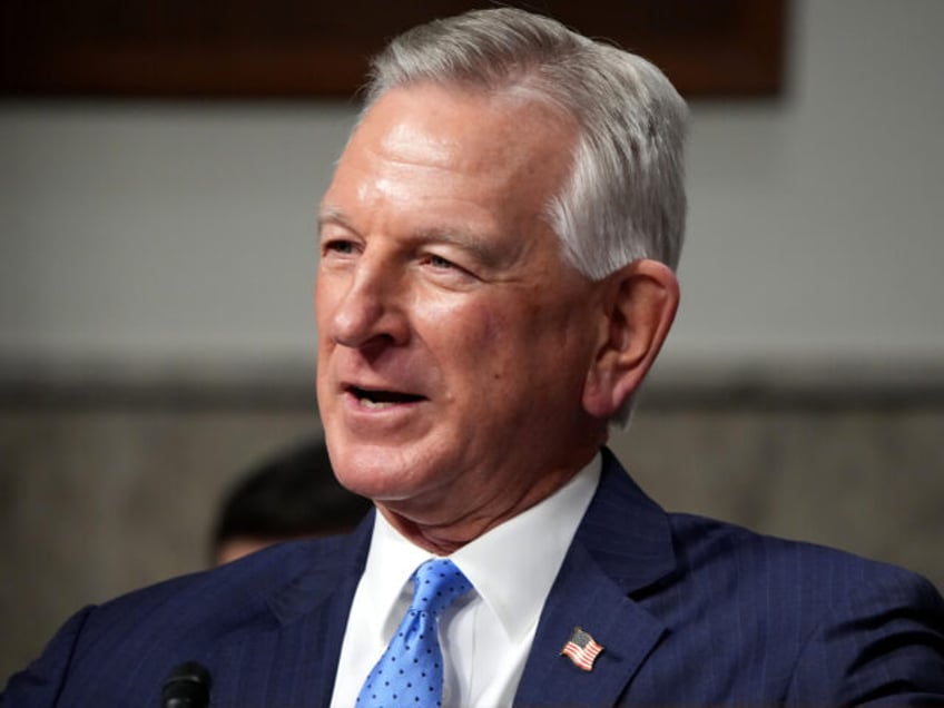 Sen. Tommy Tuberville (R-AL) questions U.S. President-elect Donald Trump's nominee fo