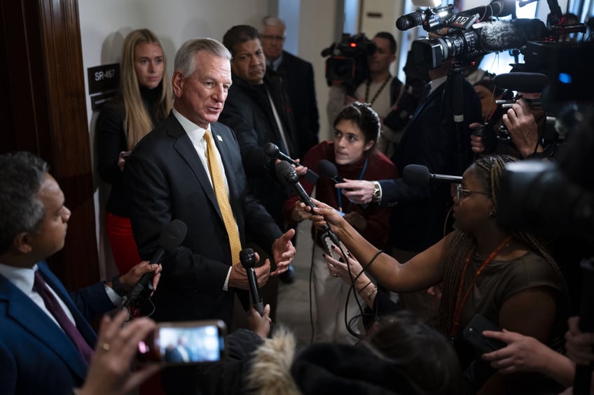 exclusive sen tommy tuberville pete hegseth isnt the hero we deserve but the hero we need