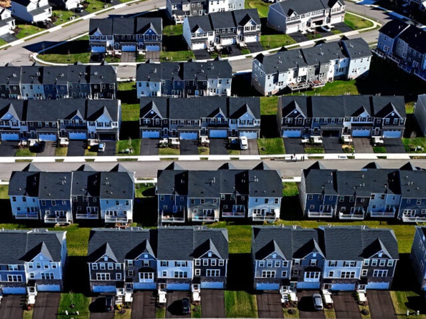 FILE - A housing development in Cranberry Township, Pa., is shown on March 29, 2024. (AP P