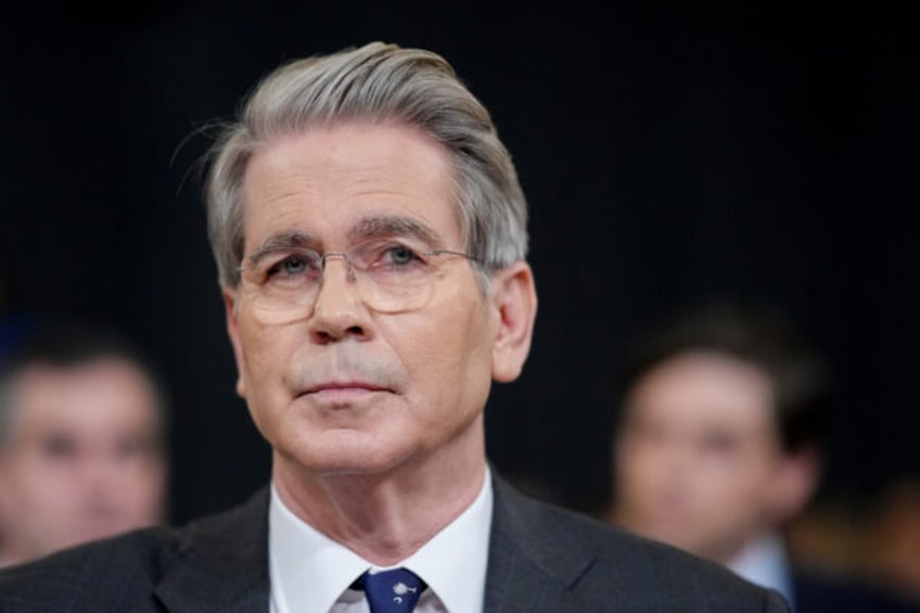 Scott Bessent, US treasury secretary, during a House Ways and Means Committee hearing in W