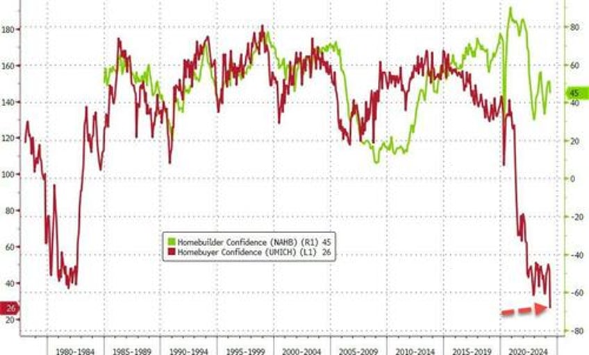 existing home sales unexpectedly tumble as homebuyer confidence hits record low