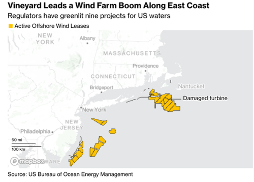 experiment gets an f minus nantucket residents fume over broken wind turbine blade polluting beaches