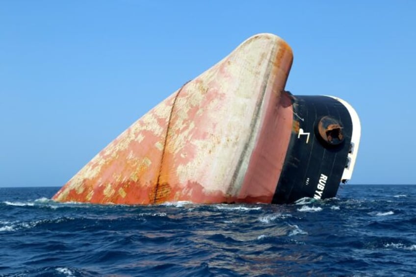 The Rubymar sank in the Red Sea on March 2, with 21,000 metric tonnes of fertiliser on boa