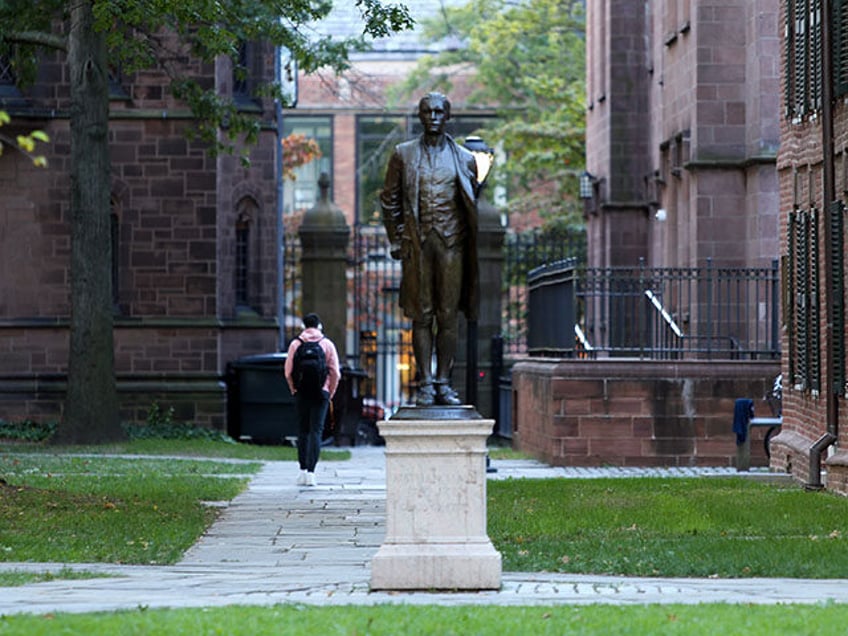 The Old Campus Courtyard at Yale University on September 28, 2022 in New Haven, CT. (Photo