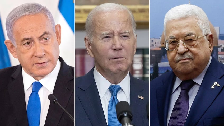 Prime Minister of Israel Netanyahu, US President Biden, Palestinian President Abbas