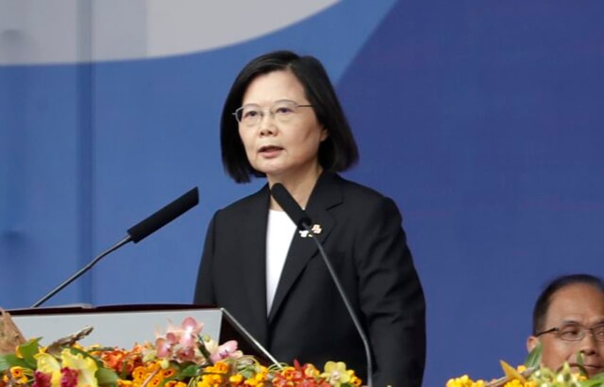 facing beijings threats taiwan president says peace only option to resolve political differences